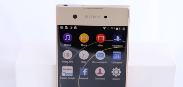 prueba sony xperia xa1 pantalla detalle