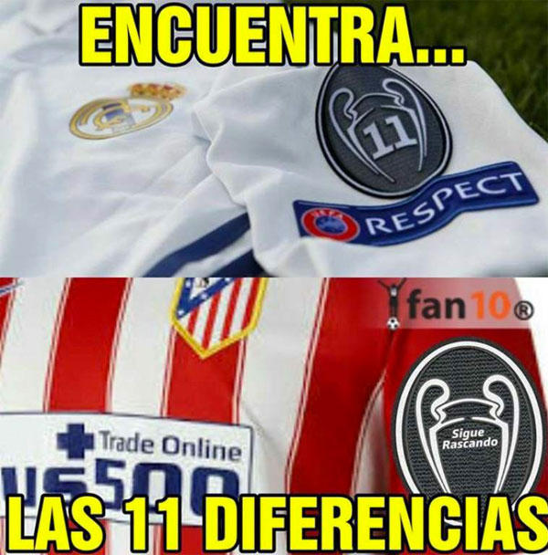 Los memes del derbi Real Madrid - Atlético de Champions 2