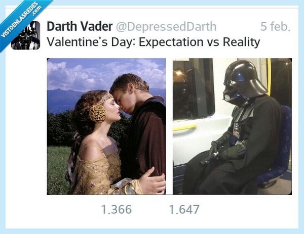 star wars meme san valentí­n