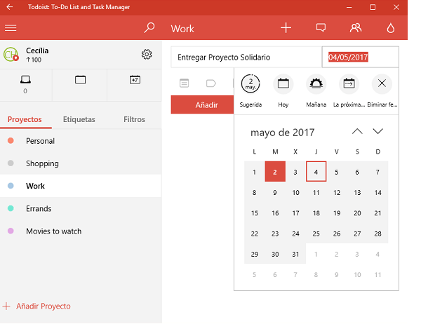 5 apps que merecen la pena de la tienda de Windows 10 4 todoist
