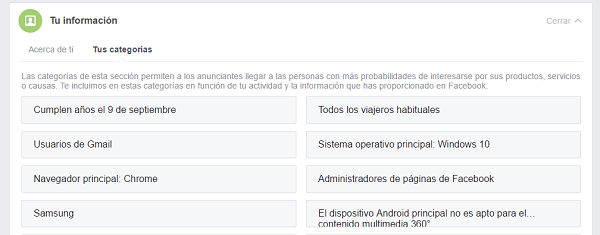 10 cosas muy personales que Facebook sabe de ti 2 información facebook