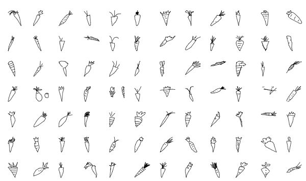 Google hace un curioso experimento con sus doodles 4 zanahoria google