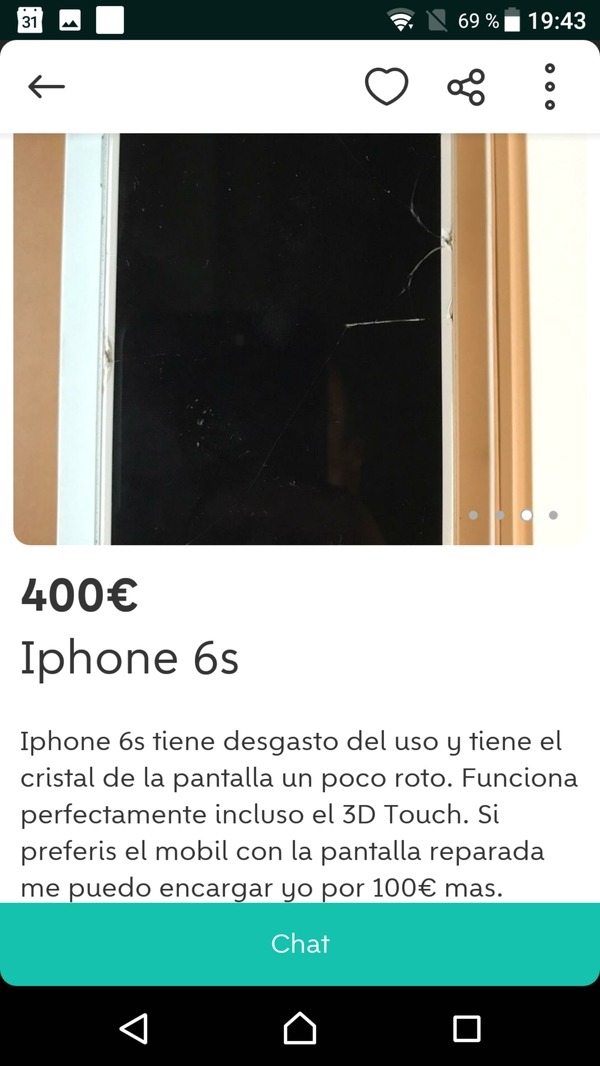 Wallapop iphone