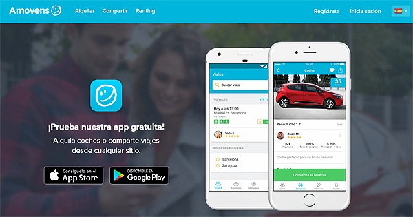 Las mejores apps para viajar en coche compartido 