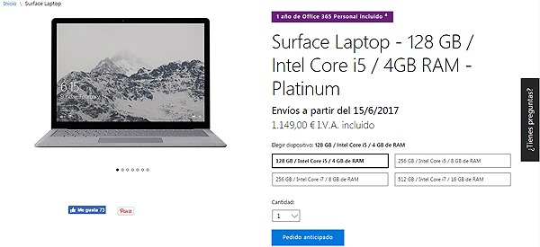 Microsoft Surface Pro y Surface Laptop, precio y fecha de salida en España