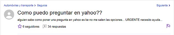 10 de las preguntas más locas vistas en Yahoo respuestas