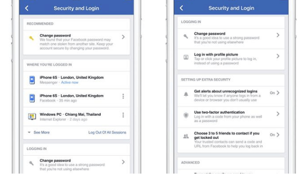 Las novedades en seguridad de Facebook