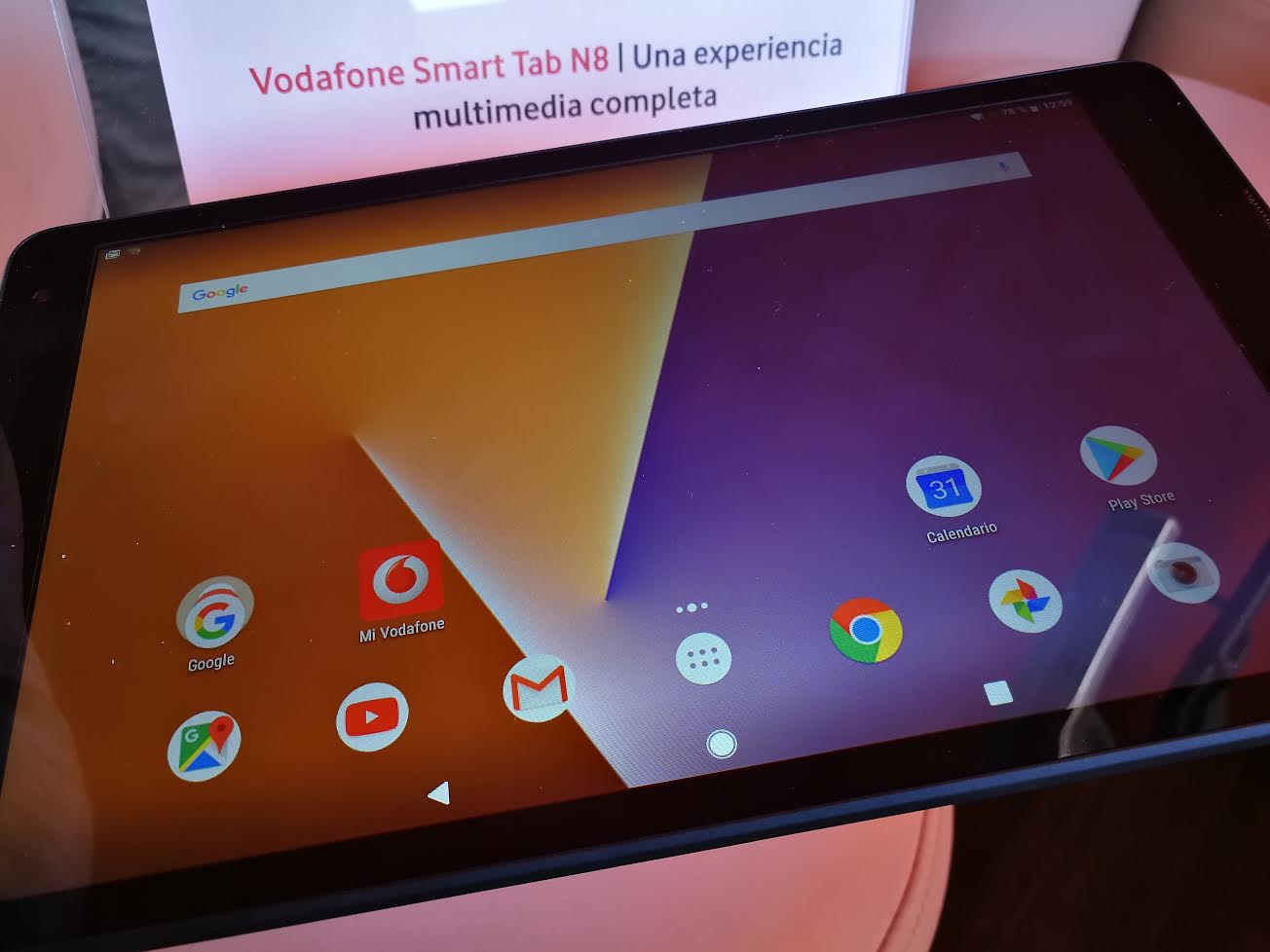 Vodafone Smart Tab N8, así­ es el nuevo tablet de la operadora 3