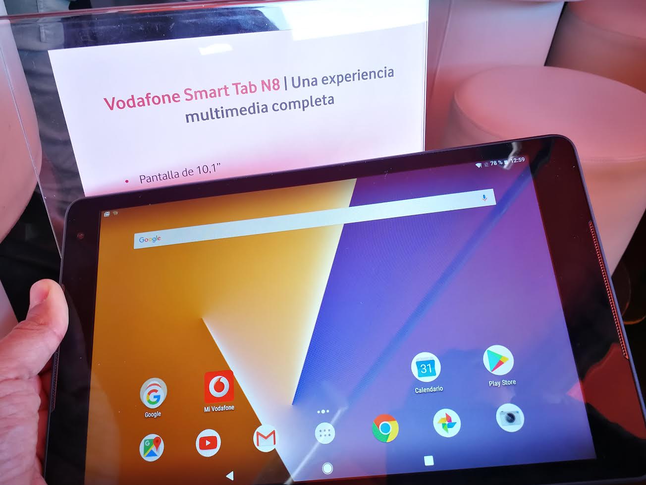 Vodafone Smart Tab N8, así­ es el nuevo tablet de la operadora 5