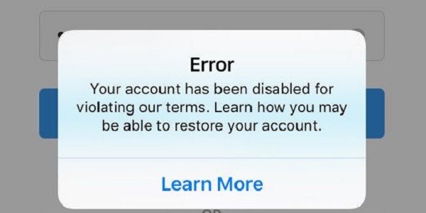 instagram error