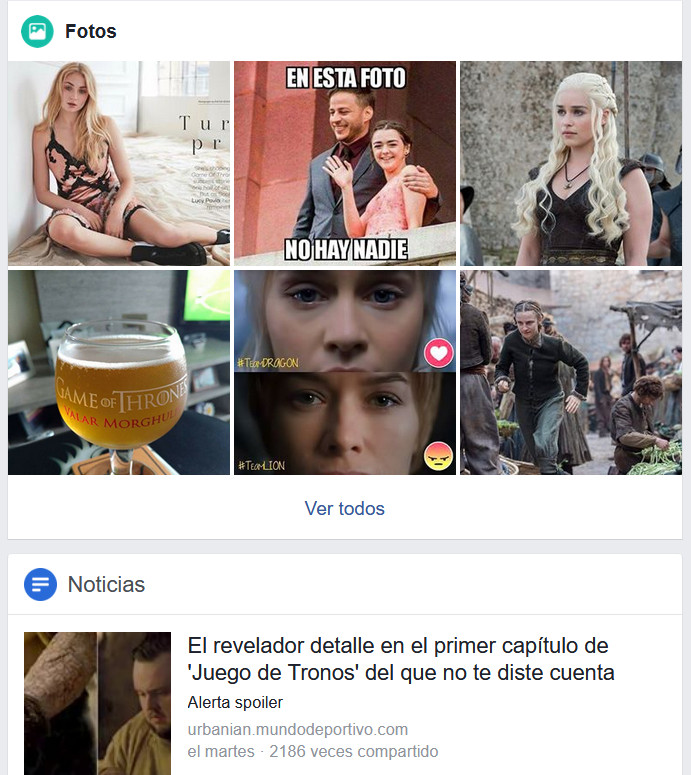 Trucos Facebook - Buscar cualquier cosa