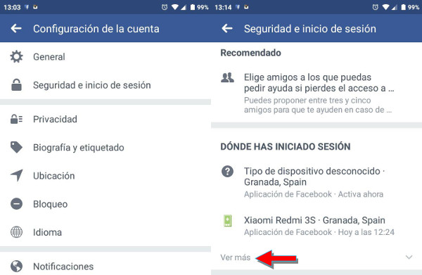 Trucos Facebook cerrar sesion