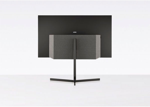 Loewe Bild 7.77, televisor OLED 4K de 77 pulgadas con barra de sonido 6 a fondo Loewe Bild 7.77 parte trasera