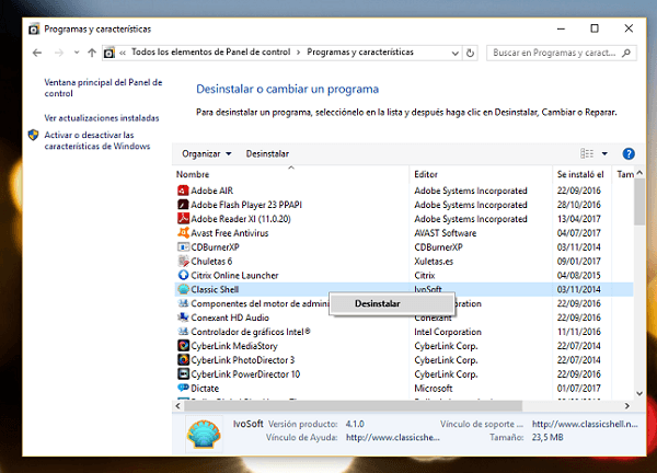 Cómo eliminar un programa que no se deja desinstalar en Windows 10