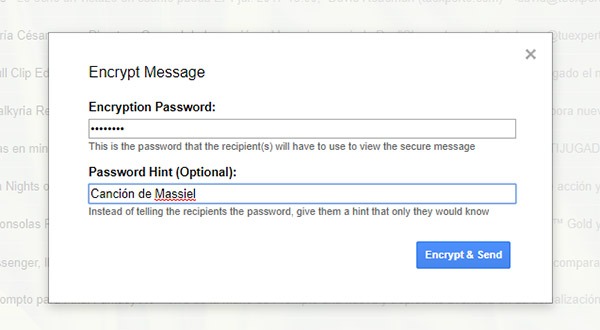 Cómo hacer secretos tus correos de Gmail 3 contraseña encriptado