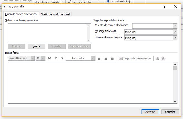 firma outlook correo