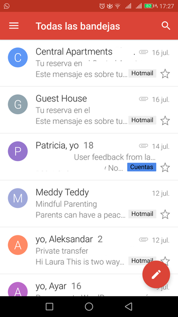 5 trucos sencillos para Gmail en el móvil 5 gmail app todas las bandejas