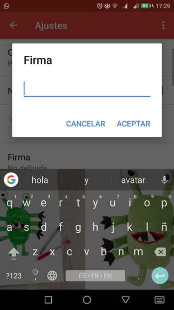 5 trucos sencillos para Gmail en el móvil 7 gmail app movil firma