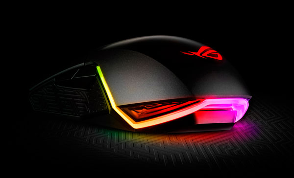 ASUS ROG Pugio, ratón gaming con interruptores desmontables 4 lanzamiento ASUS ROG Pugio luces