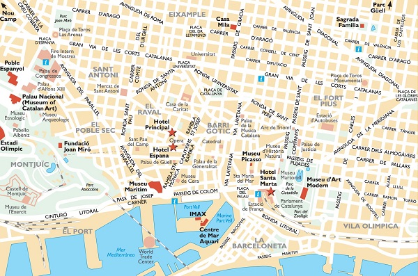 Mapa de Catalunya, más de 100 imágenes para descargar e imprimir 9 Barcelona y su área metropolitana
