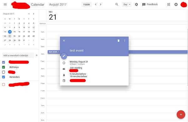 Este serí­a el nuevo diseño de Google Calendar