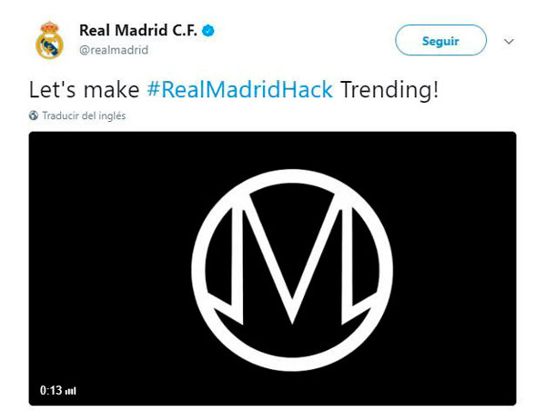 Hackean el Twitter del Real Madrid para anunciar el fichaje de Messi mensaje trending