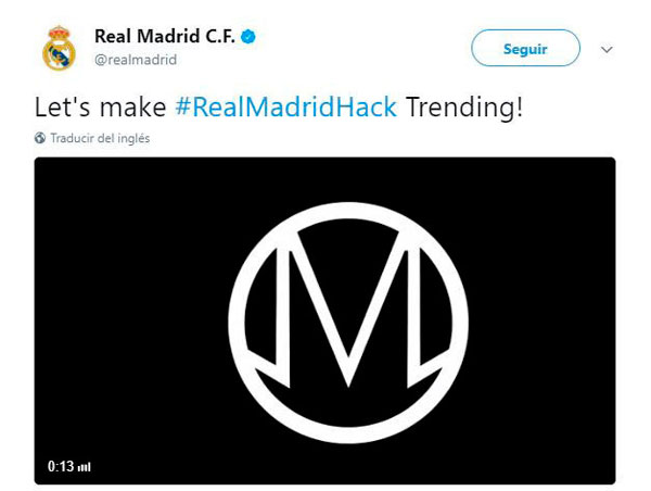 Hackean el Twitter del Real Madrid para anunciar el fichaje de Messi 3 Hackean el Twitter del Real Madrid para anunciar el fichaje de Messi mensaje trending