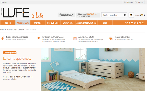 Muebles LUFE web