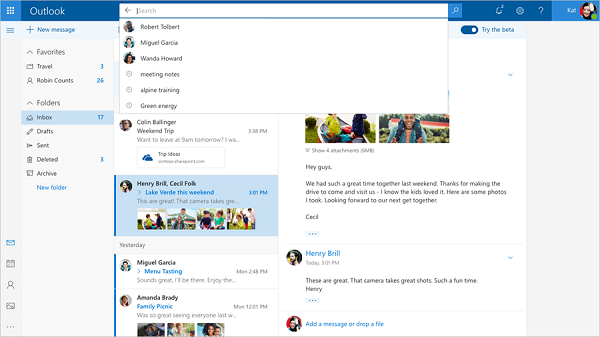 Outlook.com beta trae cambios importantes y nuevos GIFs 3 outlook beta