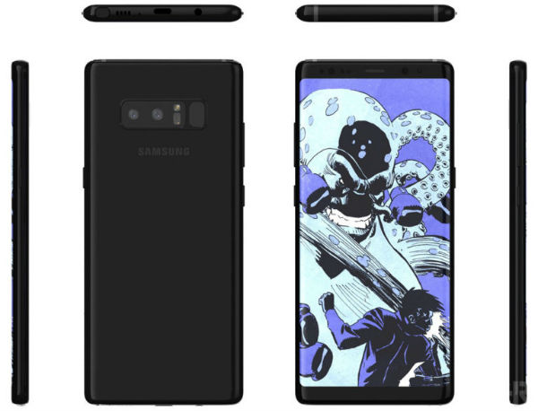 Se filtran los colores en los que llegarí­a el Samsung Galaxy Note 8