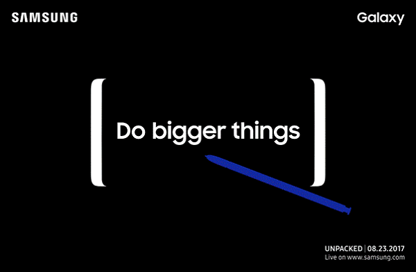 Cómo seguir en directo la presentación del Samsung Galaxy Note 8