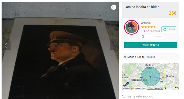 anuncio retrato hitler