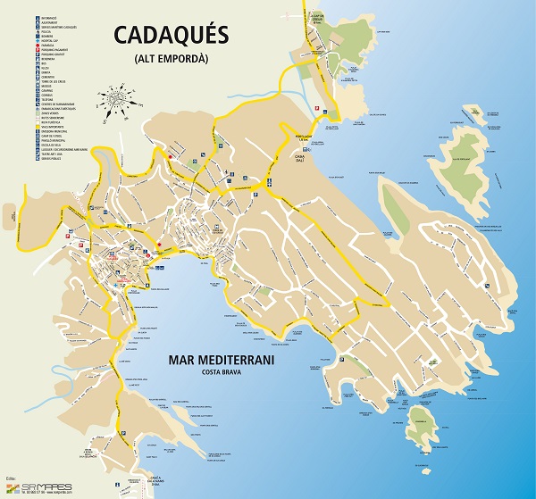 Mapa de Catalunya, más de 100 imágenes para descargar e imprimir 11 Girona, la Costa Brava
