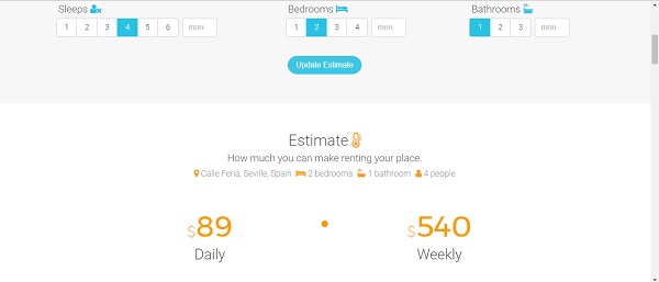 calculadora airbnb