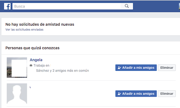 facebook solicitudes pendientes