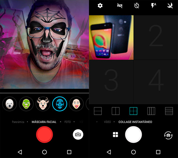 hemos probado Alcatel A3 facemask