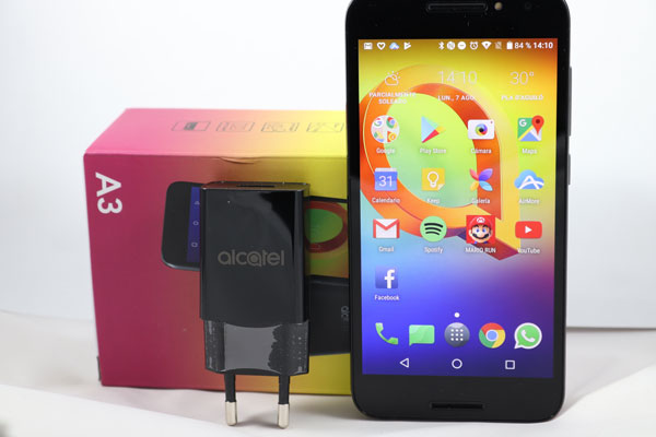 hemos probado Alcatel A3 cargador