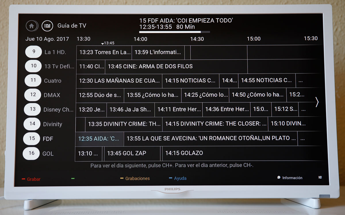 Philips 24PFT4032, lo hemos probado 32 Philips 24PFT4032, lo hemos probado 25