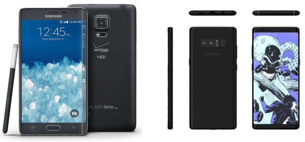 Del Samsung Galaxy Note 1 al Note 8, así­ ha evolucionado