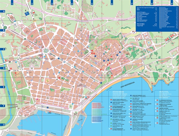 Mapa de Catalunya, más de 100 imágenes para descargar e imprimir 10 La Costa Daurada y la Tarraco romana