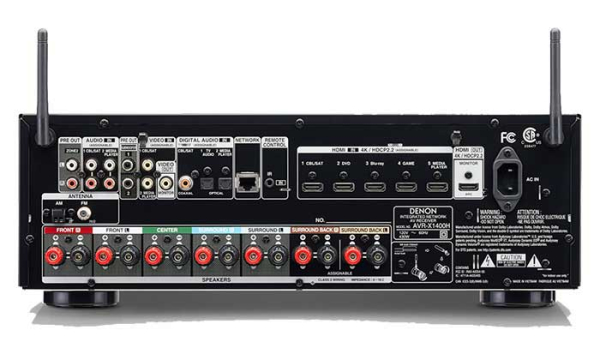Denon AVR-X1400H, económico y gran receptor para cine en casa 3 Denon AVR_X1400H