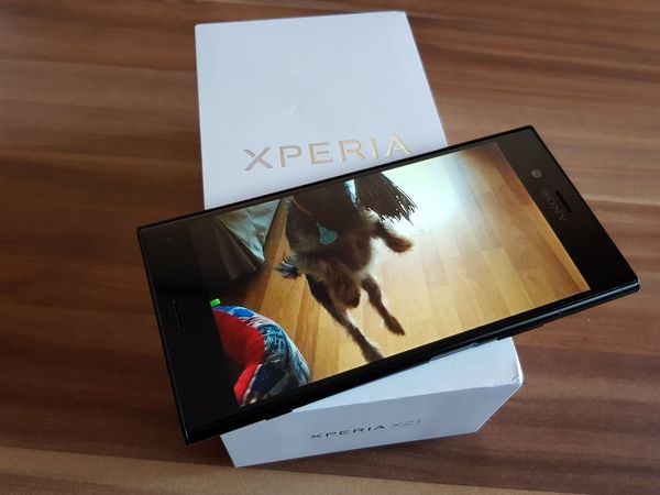 Sony Xperia XZ1 camara video