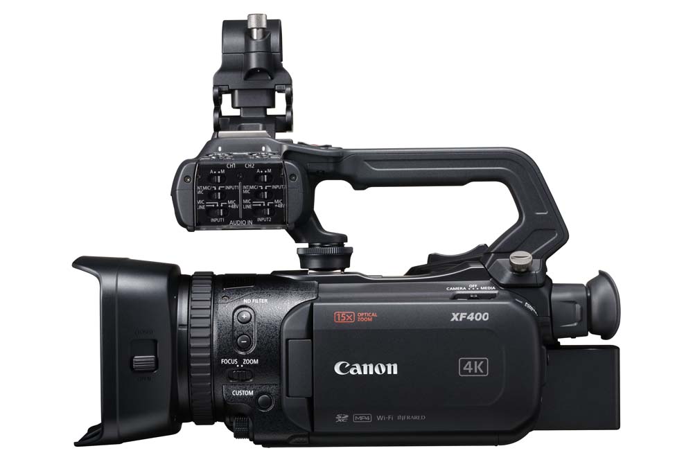 Canon XF405 y Canon XF400 4K 50P, videocámaras profesionales de 2017 3