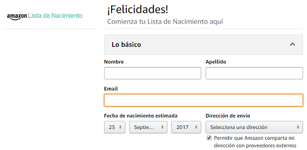 Cómo crear una lista de nacimiento en Amazon 3 amazon listas de nacimiento