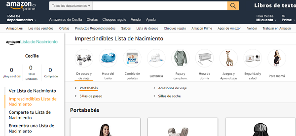 Cómo crear una lista de nacimiento en Amazon 4 listas de nacimiento amazon