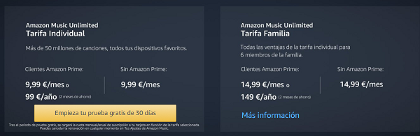 Amazon lanza su servicio de música en España para competir con Spotify 3 amazon music