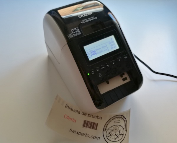 brother ql-820nwb etiquetas