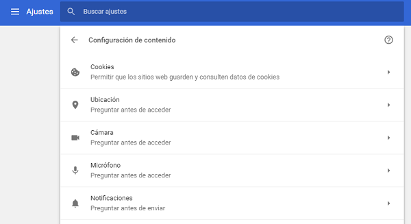 Cómo evitar que las webs abran una ventana para avisarte de sus noticias 2 desactivar la ventana en Chrome
