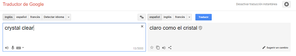 google translate tres