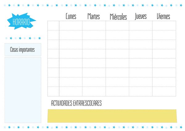 Horario escolar